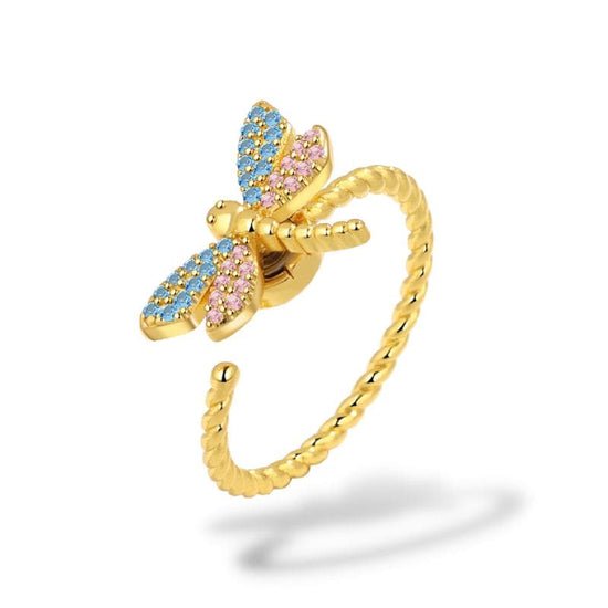 Bague anti-stress Libellule