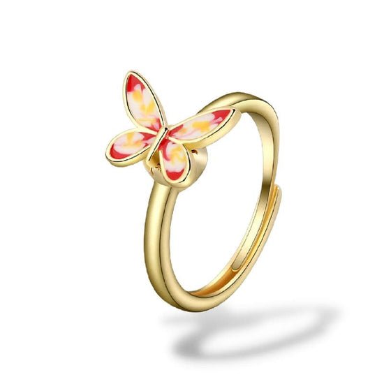 Bague anti-stress Papillon